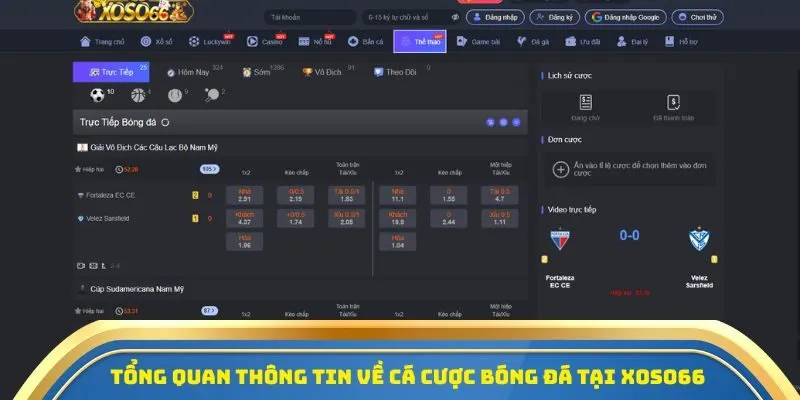 Xoso66 - Nhà Cái Cá Cược Thể Thao Đẳng Cấp Với Trải Nghiệm Toàn Diện 1 Tổng quan thông tin về cá cược bóng đá tại Xoso66