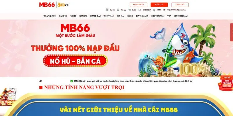 MB66 - Cá Cược Thể Thao Uy Tín, Tỷ Lệ Cược Siêu Hấp Dẫn 1 Vài nét giới thiệu về nhà cái MB66