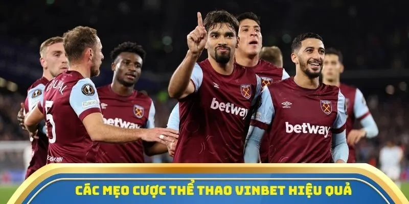 Các mẹo cược thể thao Vinbet hiệu quả